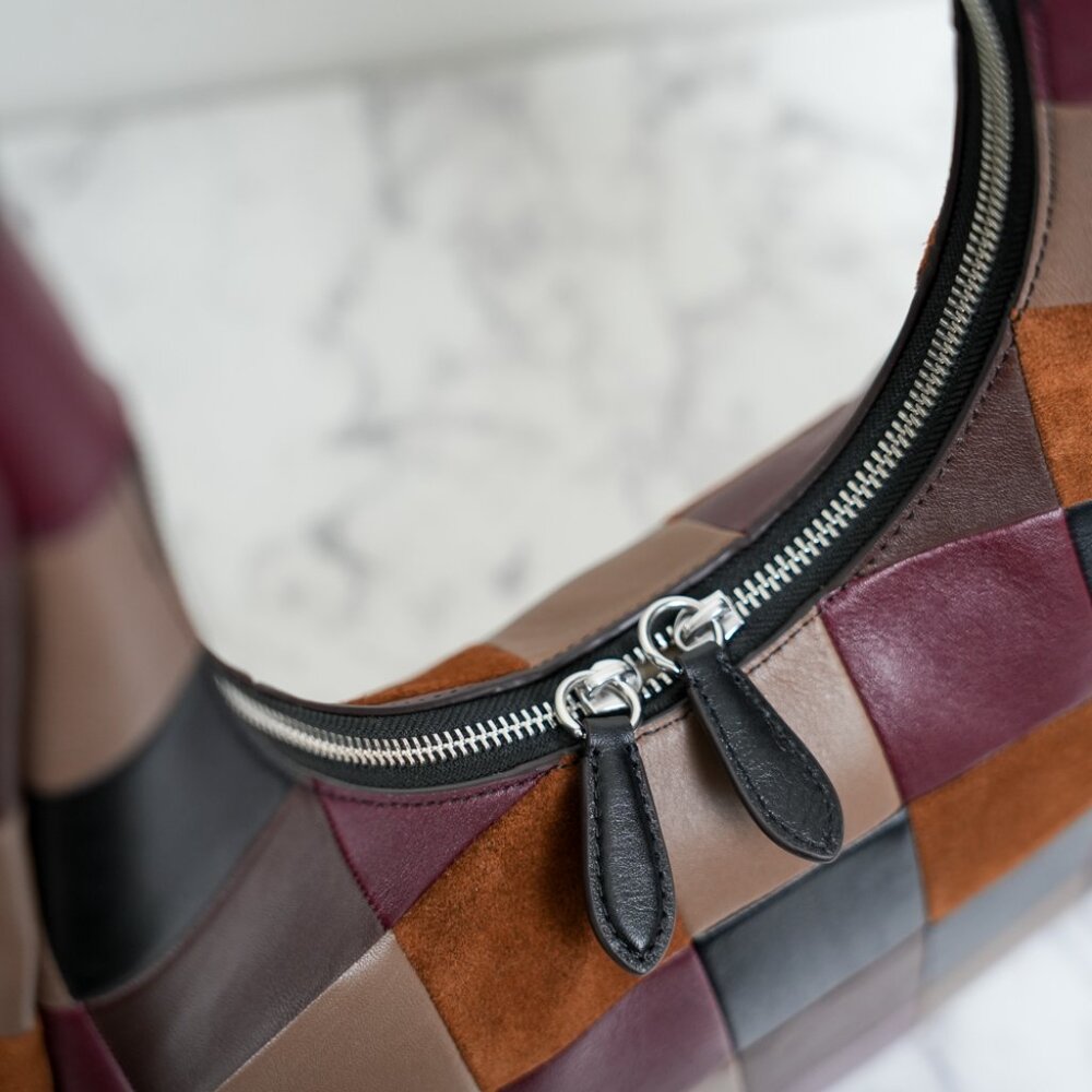 Coach Coachtopia CCX57 Alter/Ego Crescent Shoulder Bag In Suede & Leather *RARE* - Picture 12 of 15